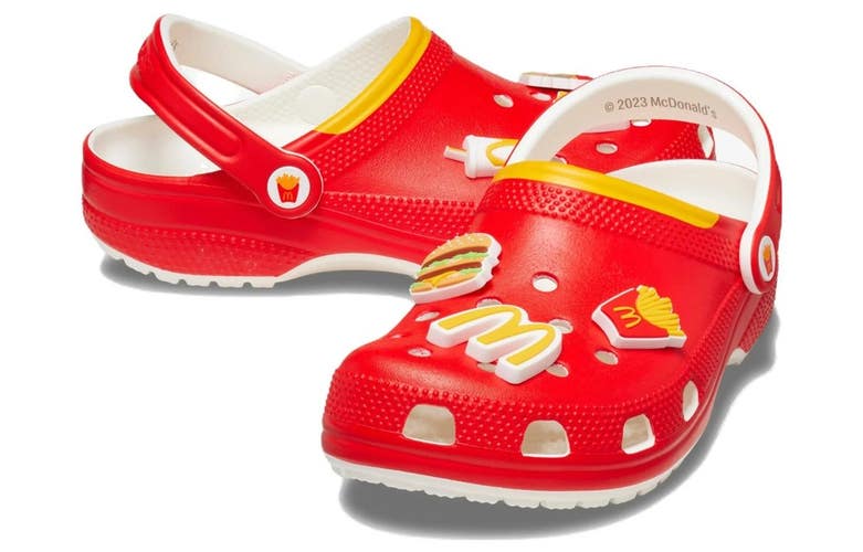Crocs Classic 209858-90H Clog Men's US 11 Red McDonald's Casual Shoes JAX1245