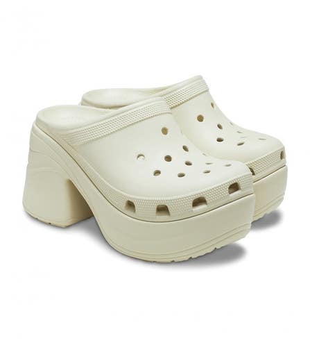 Crocs Siren 208547-2Y2 Clog Men's Bone Round Toe Slip-On Casual Shoes JAX1253