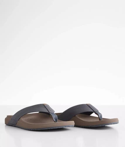 Reef The Raglan CJ4020 Sandals Men's 13M Fossil Gray Slip On Flip Flops Hawk2713