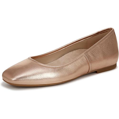 Vionic Orinda 2 J3141L4651 Ballet Flat Women US 9.5N Gold Comfort Shoes Hawk2710