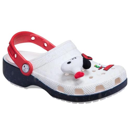 Crocs Peanuts Classic 211124-90H Clog Men's US 13 White Round Toe Shoes JAX1207