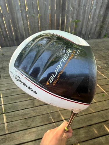 Taylormade Burner Superfast 2.0 Driver 9.5 Reax 4.8 Stiff Flex 46