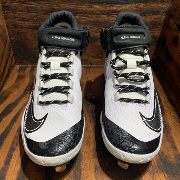 Nike Alpha Huarache Elite 4 Mid Metal Baseball Cleats FD2744  display picture 3
