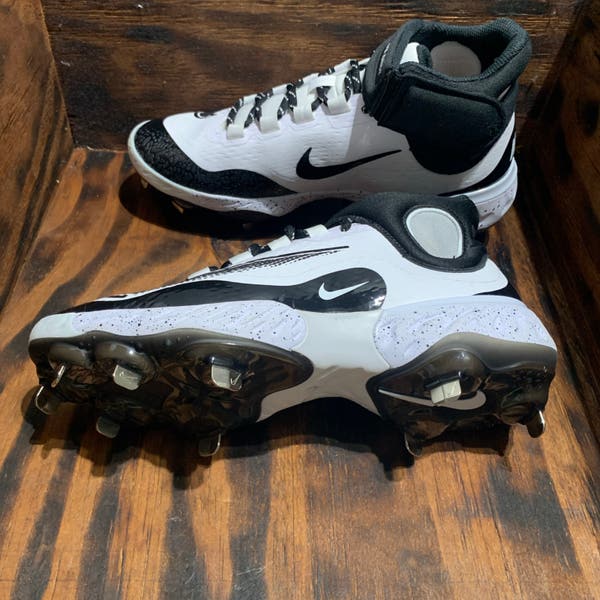 Nike Alpha Huarache Elite 4 Mid Metal Baseball Cleats FD2744  display picture 3
