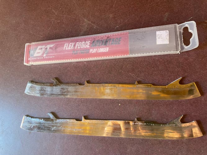 Bauer LS3G+ Vertexx Edge Bladetech Mirror Stainless 254 mm Runners Sz 5/5.5