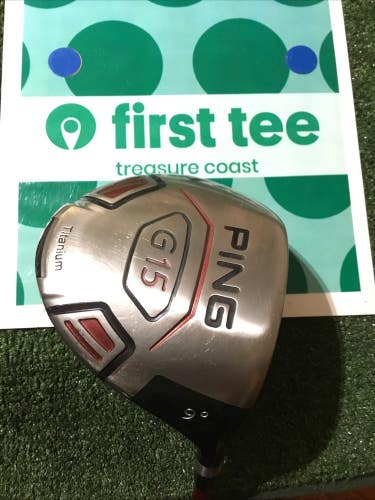 Ping G15 Titanium 9* Driver Stiff TFC 149D Graphite Shaft (45.25)