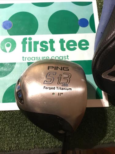 Ping S i3 380 Green Dot 11* Driver Regular UST HTD CB65 Graphite Shaft (45)