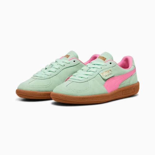 Puma Palermo 397271-02 Sneakers Kids 6 Mint Pink Leather Lifestyle Shoes RHS4091