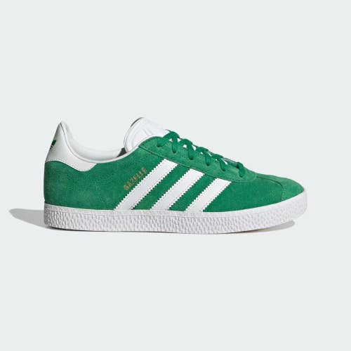 Adidas Gazelle IE5612 Sneaker Unisex Kids 4 Green Suede Lifestyle Shoes DWA545