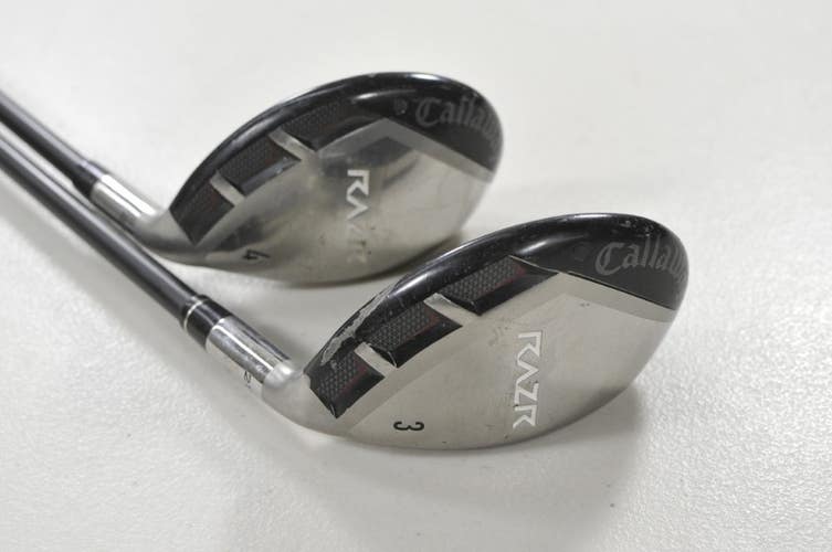 Callaway RAZR Edge 3 and 4 Hybrid Set Regular/Senior Flex RH Graphite # 215022