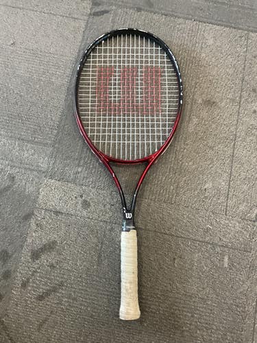Used Wilson TOUR COMP 110 Adult Tennis Racquet Maroon 4 3/8" 11614-S000234585
