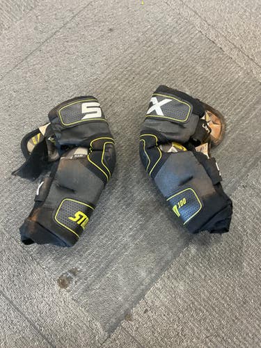 Used STX STALLION 100 ARM PADS Lacrosse Arm Pads/Guards Black MD 11614-S000234627