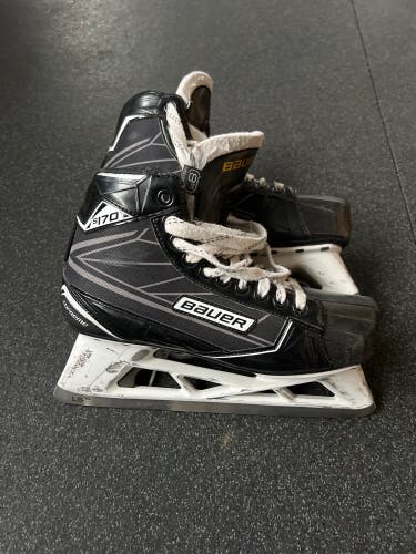 2016 Bauer Supreme S170 Hockey Goalie Skates Extra Wide Width 8 (Used)