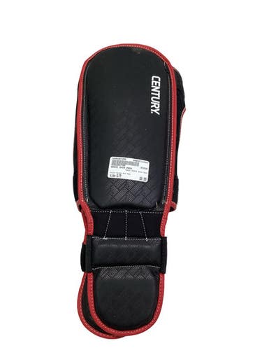 Used BRAVE SHIN PADS Martial Arts Shin Pads Black And Red S/M 11347-S000267259