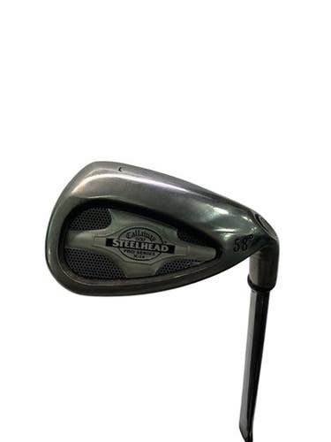 Used Callaway STEELHEAD X-14 Golf Wedge Mens RH Lob Wedge 11347-S000267198