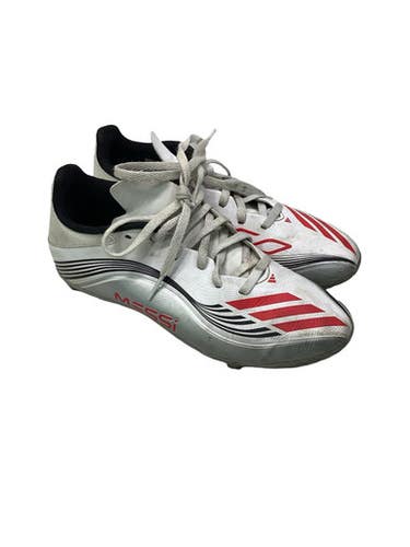 Used Adidas Soccer Cleats White Junior 04.5 11347-S000267194