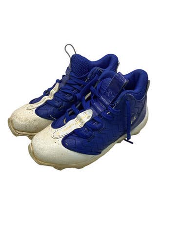 Used Under Armour BH BASEBALL CLEATS BB/SB Cleats Royal Blue Youth 13.0 11347-S000267192
