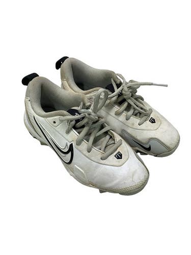 Used Nike TROUT  BB CLEATS BB/SB Cleats White Youth 13.0 11347-S000267193