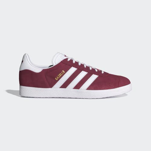 Adidas Gazelle B41645 Sneaker Men's Burgundy White Suede Lifestyle Shoes TF7465