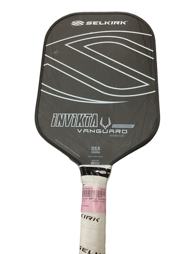 Used Selkirk AMPED INVIKTA CONTROL Pickleball Racquet Black 11613-S000180478