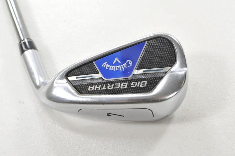 Callaway Big Bertha REVA Single 7 Iron Ladies Flex Right 45g Graphite # 215434