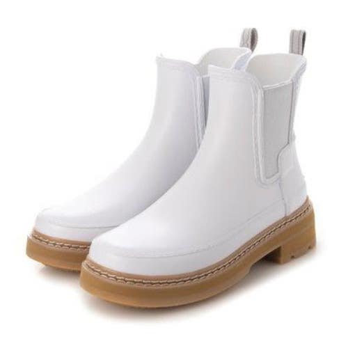 Hunter Refined Boots Women's 5 Blue Waterproof Round Toe Ankle Chelsea JOBB014