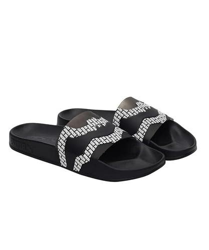 Puma Leadcat 2.0 Batman 383096-01 Sandals Boys US 4 Black Slip On Slide JOBB072