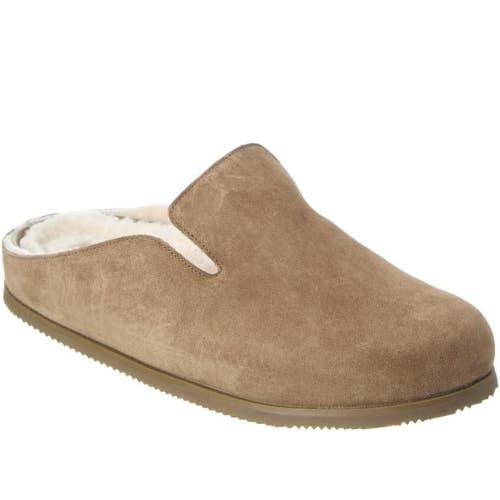 Vince Decker I6683L1-250 Clog Men's 9.5 Beige Suede Slip-On Casual Shoes NCZ377