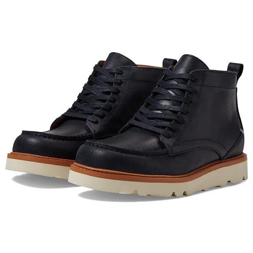 LABEL Go-to 230030-010 Boots Womens 8.5M Black Leather Waterproof Moc Toe NCZ333