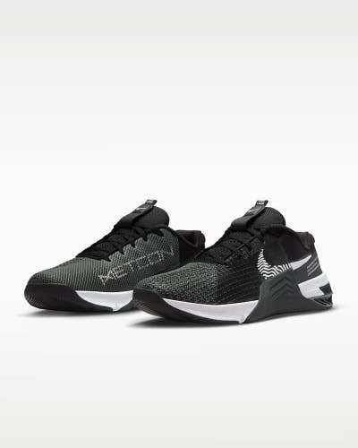 Nike Metcon 8 DO9328-001 Sneakers Men's US 13 Black White Workout Shoes DDK961