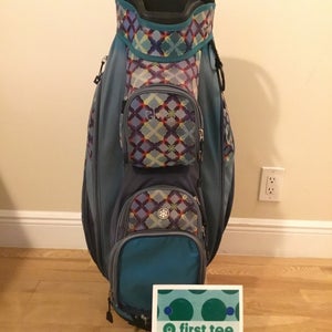 Glove It Ladies Cart Golf Bag with 15-way Dividers & Rain Cover & Head Covers