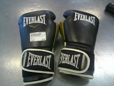 Used Everlast Boxing Gloves Black LG 11339-S000201064