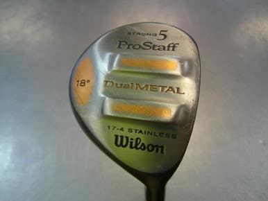Used Wilson PROSTAFF DUAL METAL Mens Fairway Wood RH 5 Wood 11339-S000200917