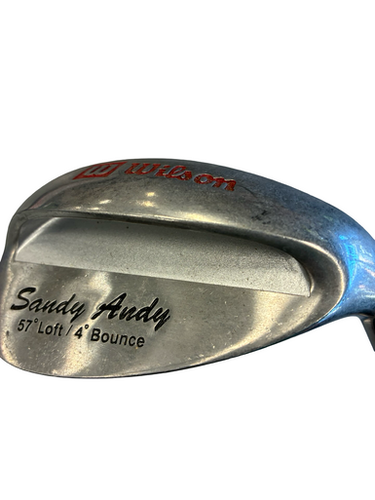 Used Wilson SANDY ANDY  57/4 Golf Wedge Mens RH Sand Wedge 11682-S000130993