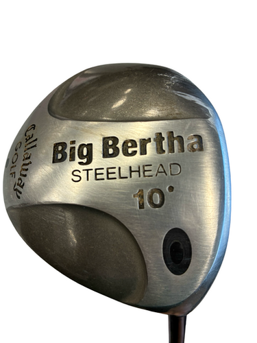 Used Callaway BIG BERTHA STEELHEAD 10 Mens Driver RH 10.0 Degree 11682-S000130991
