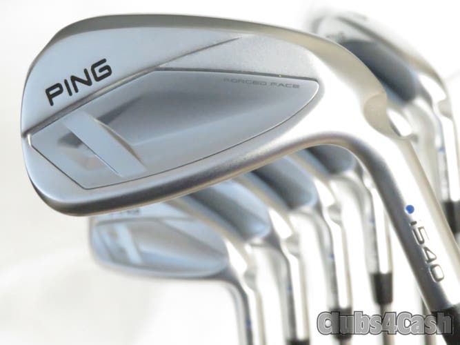 PING i540 Irons Blue Dot NS PRO Modus3 Tour 105 Stiff 4-P  +1/2" TALL  Shop Wear
