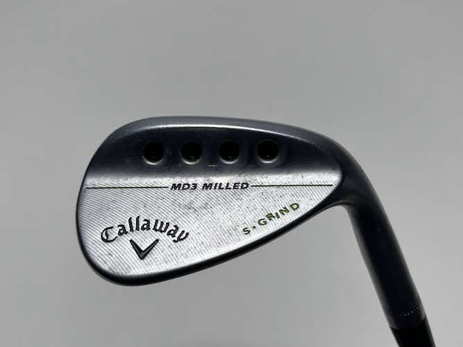 Callaway MD3 Milled Chrome S-Grind Wedge 52* 10 Bounce S300 Stiff Steel Mens RH