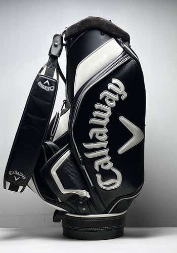 Callaway Rogue Staff Bag Black 6-Way Divide Single Strap Golf Bag