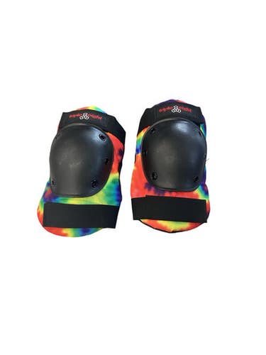 Used Triple Eight Skateboard Kneepads Black LG 11760-S000090673