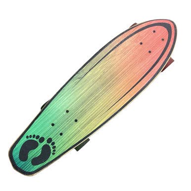 Used HANG TEN Complete Skateboard Green 8" 11760-S000090669
