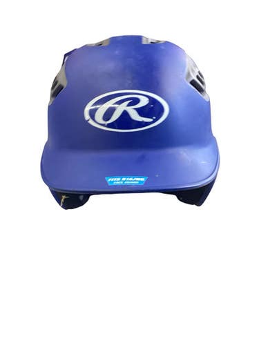 Used Rawlings R16J-R1 6 3/8 - 7 1/8 Batting Helmet No Mask Royal Blue S/M 11760-S000090657