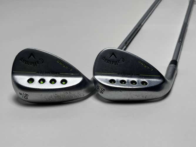 Callaway MD3 Milled Chrome Wedge Set 56* 10 60* 9 TT DG Wedge Steel Mens LH