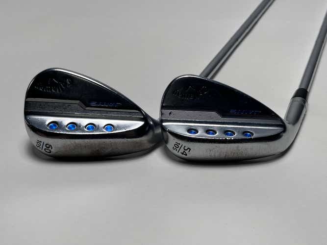 Callaway Jaws MD5 Platinum Chrome Wedge Set 54* 60* S200 Steel Mens LH