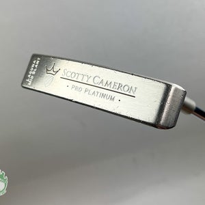 Used Titleist Scotty Cameron Pro Platinum Laguna Mid Slant 35" Putter Golf Club