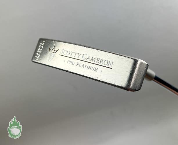 Used Titleist Scotty Cameron Pro Platinum Laguna Mid Slant 35" Putter Golf Club