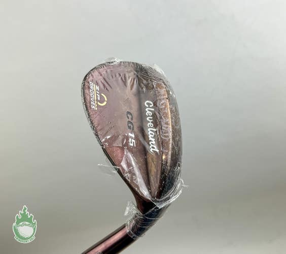 New Right Handed Cleveland CG15 Zip Grooves Wedge 58*-12 Wedge Flex Steel Golf
