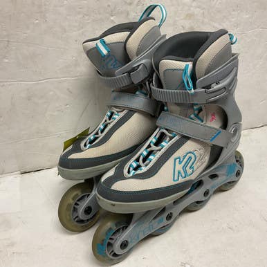 Used K2 KINETIC 78W Senior Rec Fitness Skates Grey Senior 8 11855-S000201983