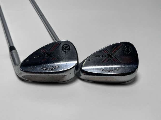 Callaway X Tour Wedge Set 52* 11 58* 11 TT DG S300 Stiff Steel Mens RH