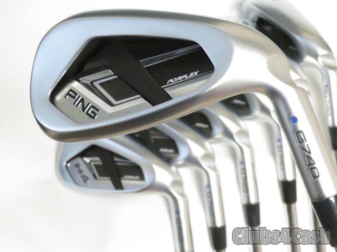 PING G740 Irons Blue Dot AWT 3.0 Stiff Flex 5-P+Uw  ... Shop Wear