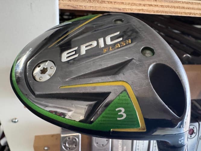 Callaway Epic Flash 15 (3) Fairway Wood with Even Flow Projext X Regular 2208